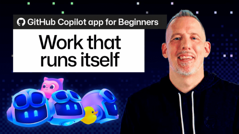 Tela oficial do GitHub Copilot app mostrando a automação para triagem de pull requests do Dependabot.