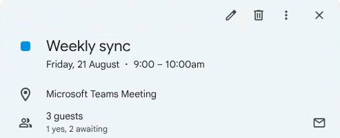 Imagem oficial sobre a interoperabilidade do Google Calendar com serviços de videoconferência