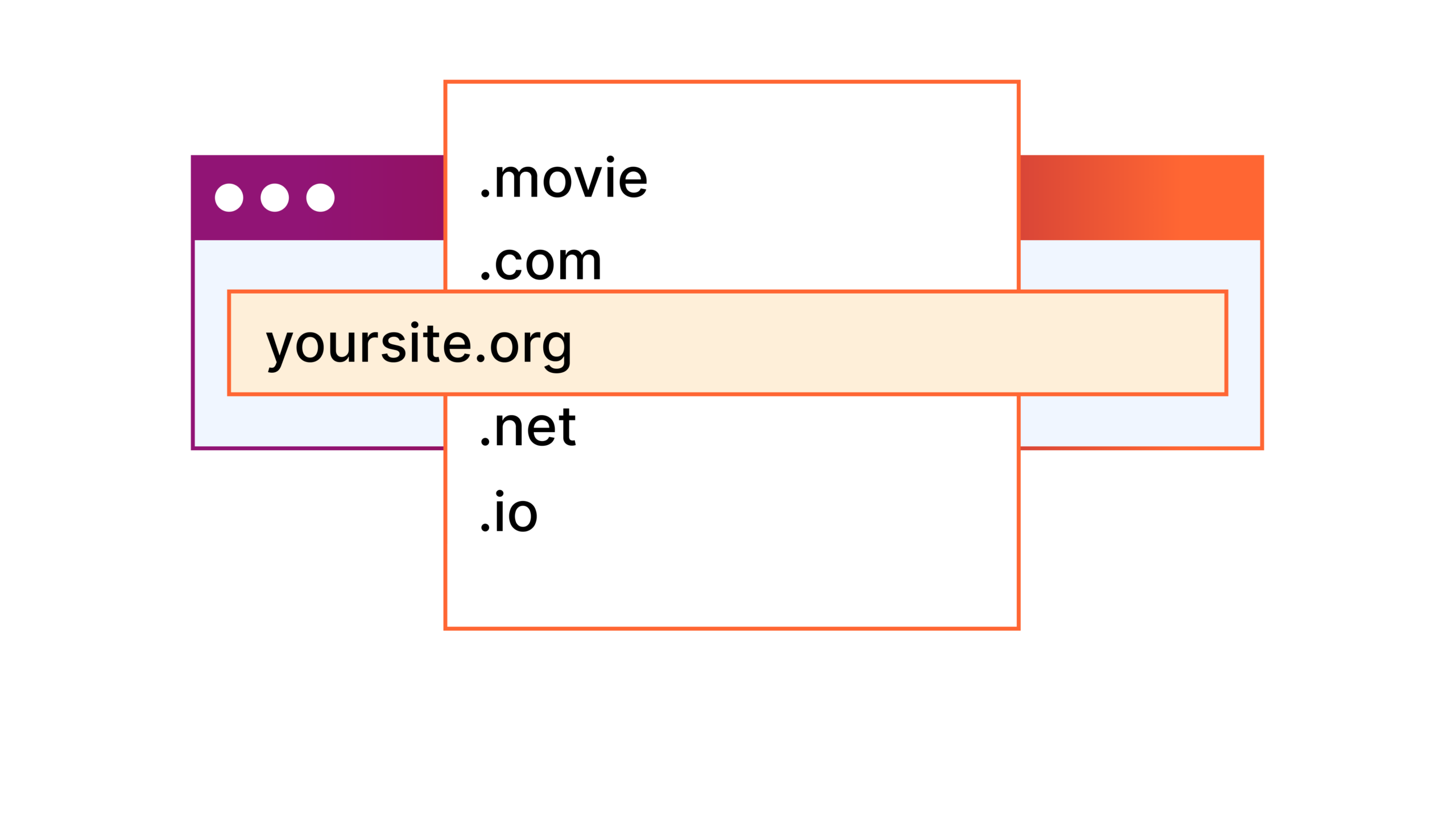 Interface do Cloudflare Registrar para pesquisar um domínio