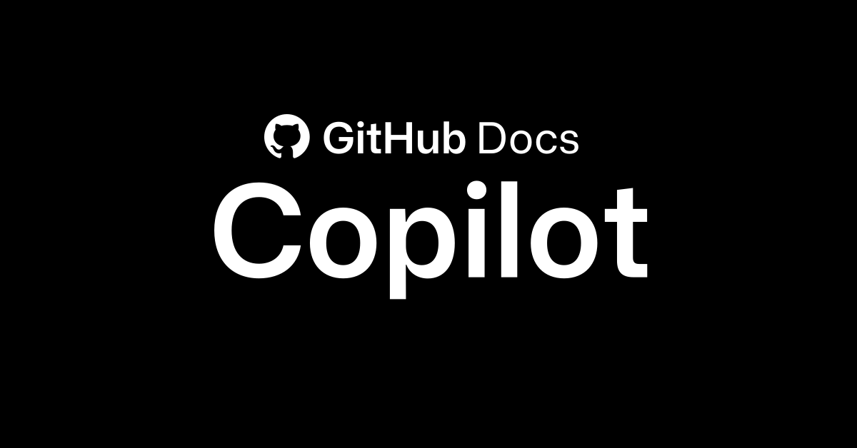 Ilustração oficial do GitHub Copilot