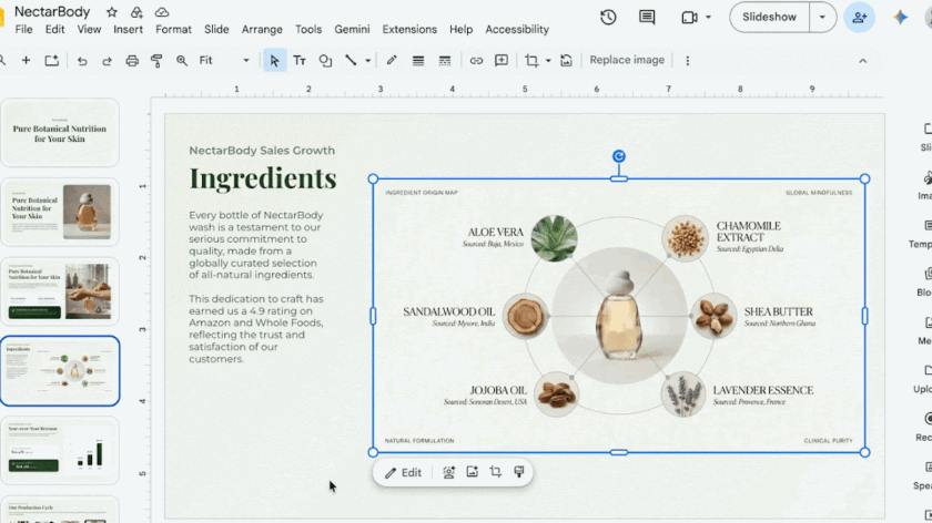 Interface promocional do Google Pics mostrando criação e edição de imagens com IA no Google Workspace