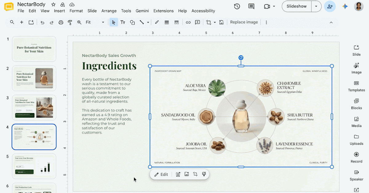 Interface promocional do Google Pics mostrando criação e edição de imagens com IA no Google Workspace
