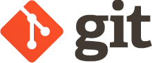 Logotipo do Git ao lado de uma linha do tempo editorial sobre commits