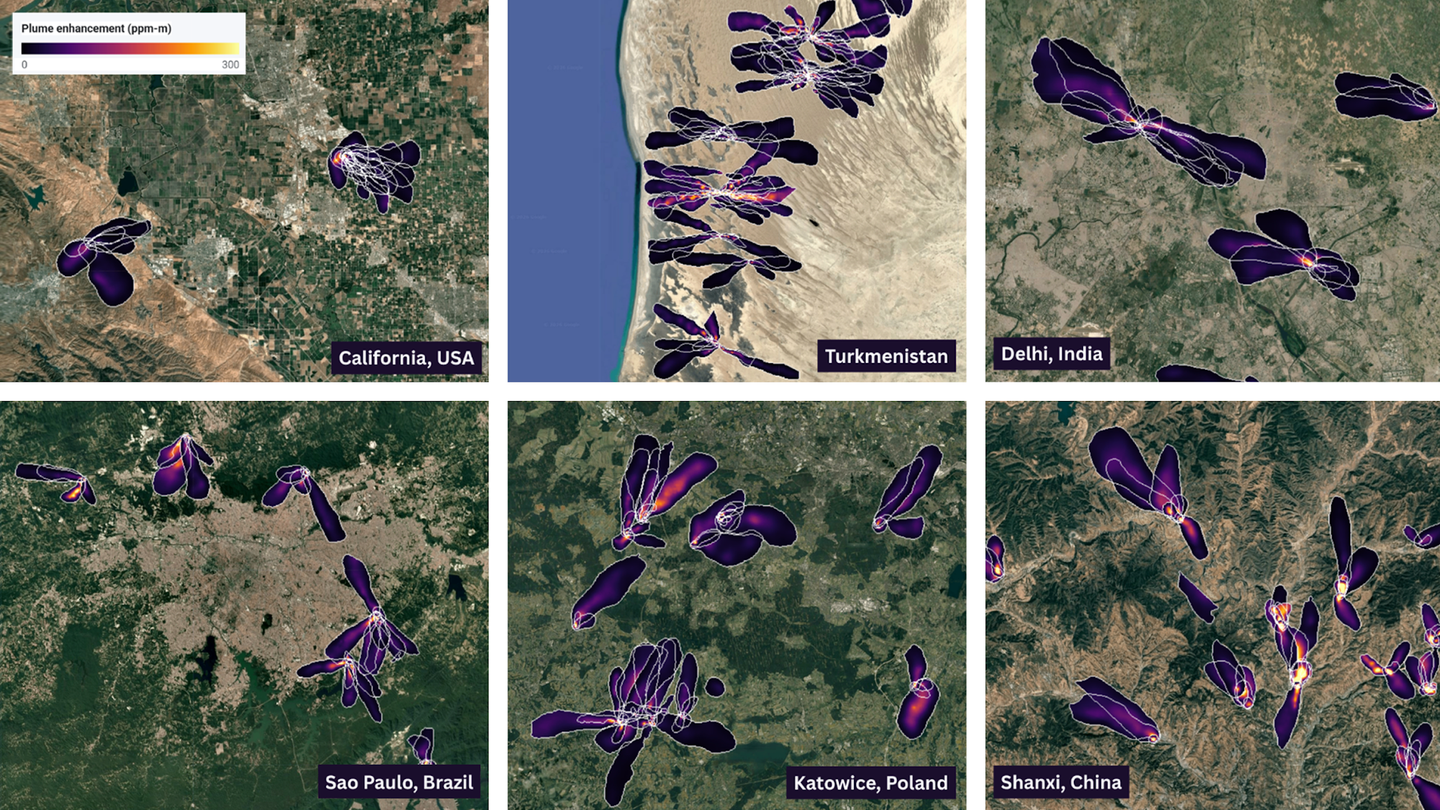 A new deep learning model maps global methane emissions from space.