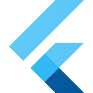 Logotipo do Flutter em uma composição editorial sobre testes de aplicativos